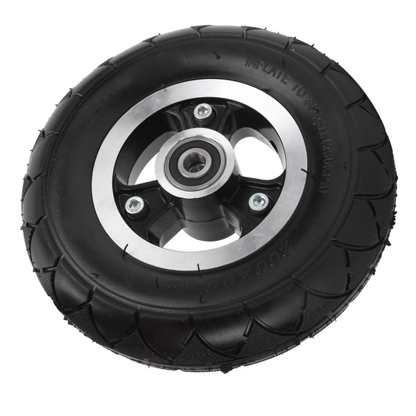 8 Inches Electric Scooter Wheels Anti Skid 200x50 Aluminum Alloy Rubber Tyres Durable Electric Scooter Tyres