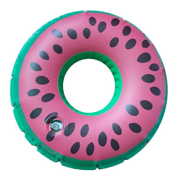 Water Floating Drink Cup Holder Portable Inflatable Cup Coasters for Children Summer PoolWatermelon Circle