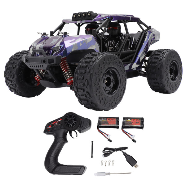 Remote Control Car 1:18 Scale High Speed Racing Off Road Vehicle Drive Car Remote Control Toys Purple Blue