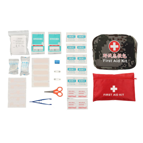 First Aid Kit Bag Multifunctional Safe Waterproof Wear Resistant Emergency Bag for Outdoor Travel