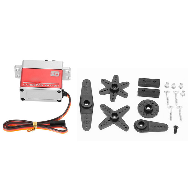 46KG High Voltage Large Torque 180° Digital Coreless Metal Gear Servo for 1/10 1/8 RC Car