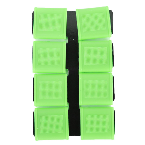 8Pcs Silicone Anti slip Elasticity Golfer Swing Grip Golf Finger Band Cover Sets(green)