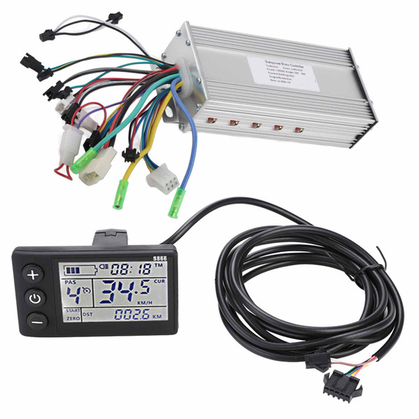 Waterproof LCD Display Panel Electric Bicycle E Bike Scooter Brushless Controller Kit(1000W 60V )