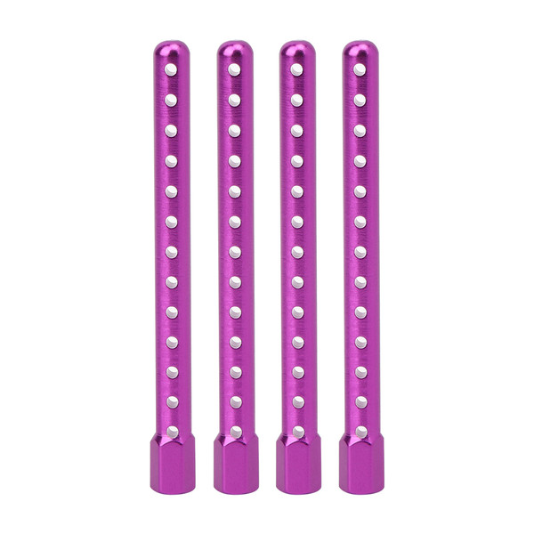 4pcs Car Shell Column Fit for HSP 94102 / 94122 / 94103 / 94123 1/10 RC Car ModelPurple