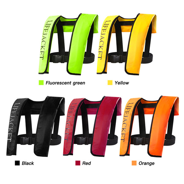 Auto Inflatable Adults Life Jacket Adult Life Vest Safety Float Suit for Water Sports Kayaking Fishing Surfing Canoeing Survival Jacket