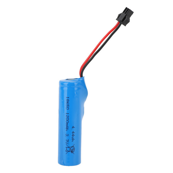 RC Lithium Battery 3.7V 1200mAh Prevent Overcharge Short Circuit SM Black Plug 1200mAh Lithium Battery For RC Crwaler