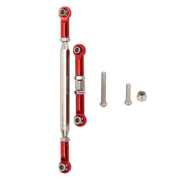 Metal Upgraded Servo Link Rod Steering Pull Rod for MN D90 MN91 MN96 MN99S RC Car PartsRed