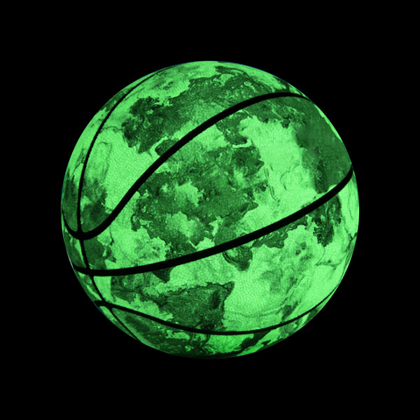 Size 7 ing Basket Ball for Night Game  Dye Light Up Basketball  in The Dark Basketball Gifts Toys for Adults Kids