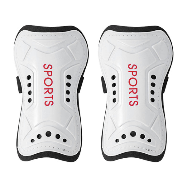 1 Pair Sports Soccer Shin Guards Shin Pads White Superlight For for Youth Adults Men Women S
