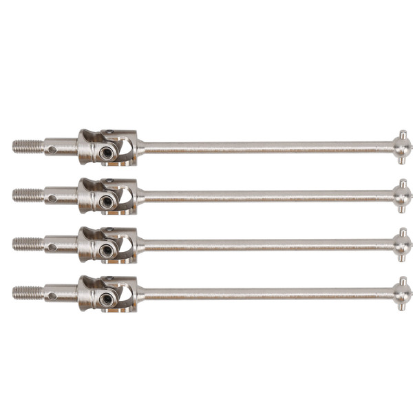 4pcs Universal Drive Shaft Steel Swing Shaft RC Accessory Fit for HSP 94111 1/10 RC CarSilver