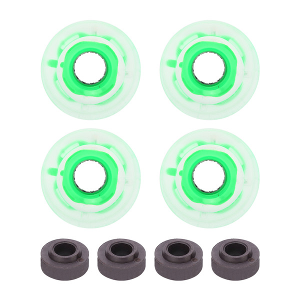 78A 60x45mm HighElastic Skateboard Flash Wheel PU Filling for Longboard Cruiser Board(Green )