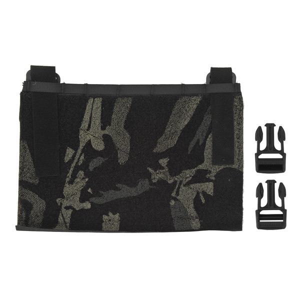 Vest Mounting Platform Combat Vest Panel Attachment Front Panel Nylon Quick Release Combat Vest Accessory for Crye Black Camouflage