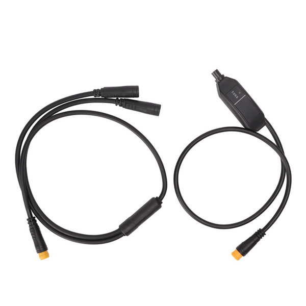 1T2 Electric Bike Brake Split Cable Gear Sensor Extension Cord for BAFANG Mid Motor