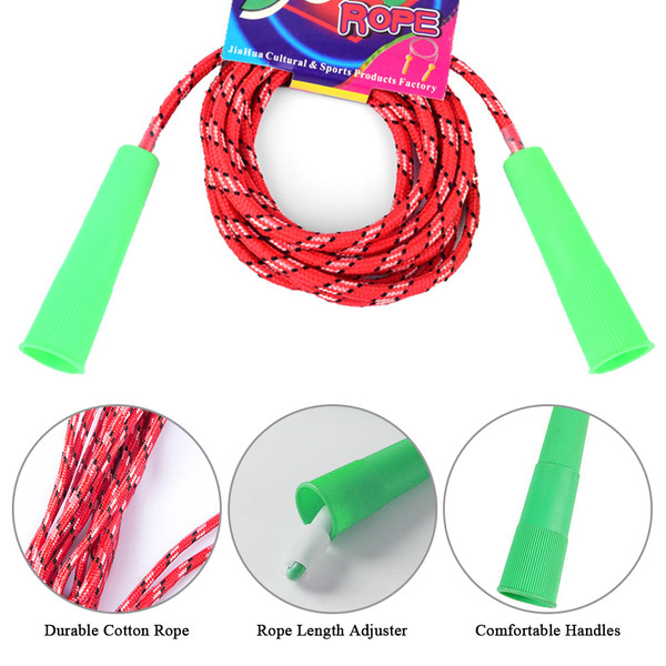 Adjustable Jump Rope Women Men Skipping Rope Children Jumping Rope for Home Gym Workout Fitness Training