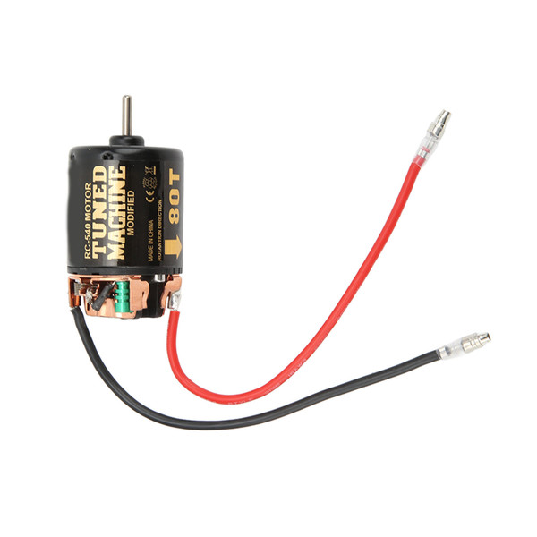 RC 540 Motor 80T Brushed Motor for AXIAL SCX10 90046 1/10 RC Car Upgrade Parts Accessories