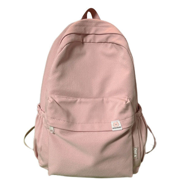 Cute Color Backpack Lightweight Large Capacity Student Book Bag School Bag Casual Daypack for Outdoor Travel Camping Picnic