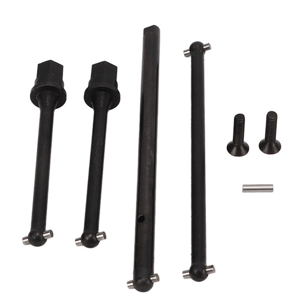 RC Middle Rear Drive Shaft Metal Steel Drive Shaft for Axial Yeti JR 1/18 RC Car Upgrade Part Black