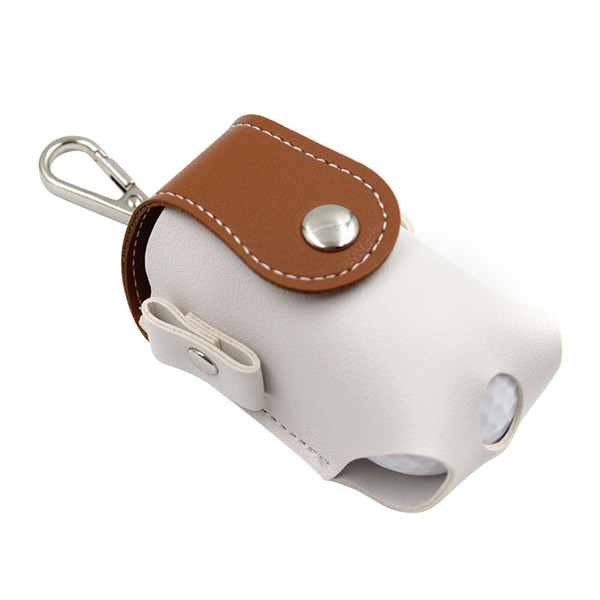 PU Leather  Ball Tee Holder Pouch Bag Storage Case Divot Tool Carrier Portable Waist Bag for  Sports Accessory