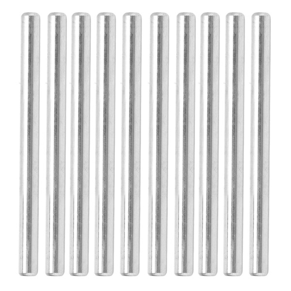 10pcs RC Motor Rod Shaft Stainless Steel Silver Brushless Motor Accessories Fit for RC Car Boat Airplane Model 54mm