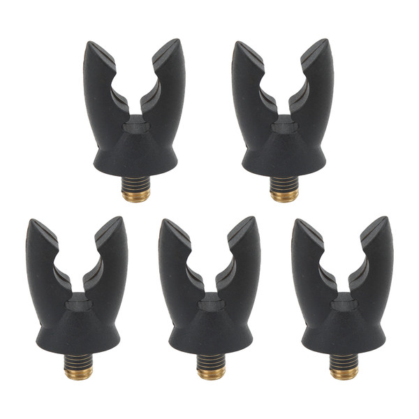 Fishing Rod Rest Head Prevent Slip Silicone Fishing Pole Grip Holder Bracket for Sea Fishing 5pcs