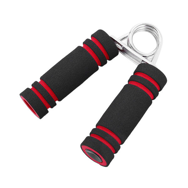 Hand Grip Strengthener Grip Strength Trainer Foam Handle Anti Slip Forearm Training Equipment for Fitness Kids Elderly Red