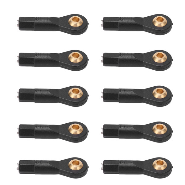10Pcs RC Tie Rod Ball Head Light Weight Wear Resistant Plastic Accurate Size M3 Tie Rod End Ball Joint for 1/10 1/12