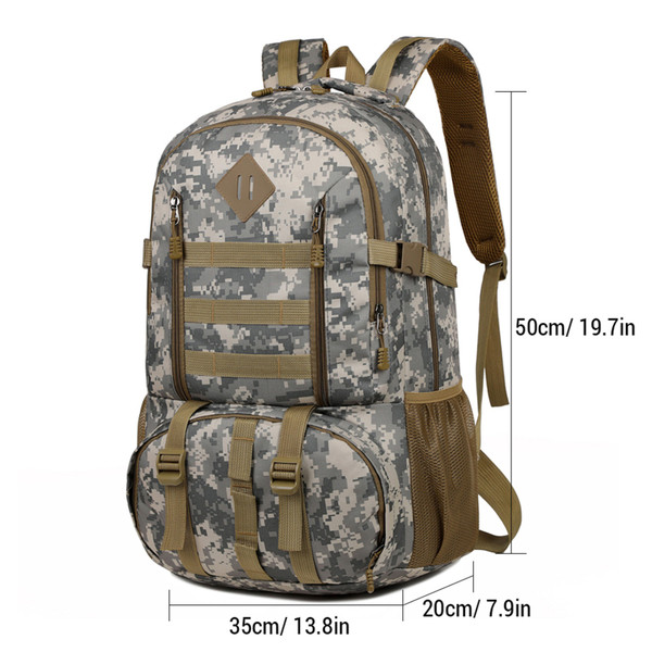 Outdoor Hiking Backpack Water Resistant Oxford Cloth Climbing Backpacks for Camping Hiking