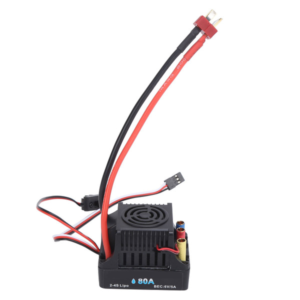 RC 80A Brushless Waterproof ESC Electronic Speed Controller for 1/8 RC Car Upgrade Parts