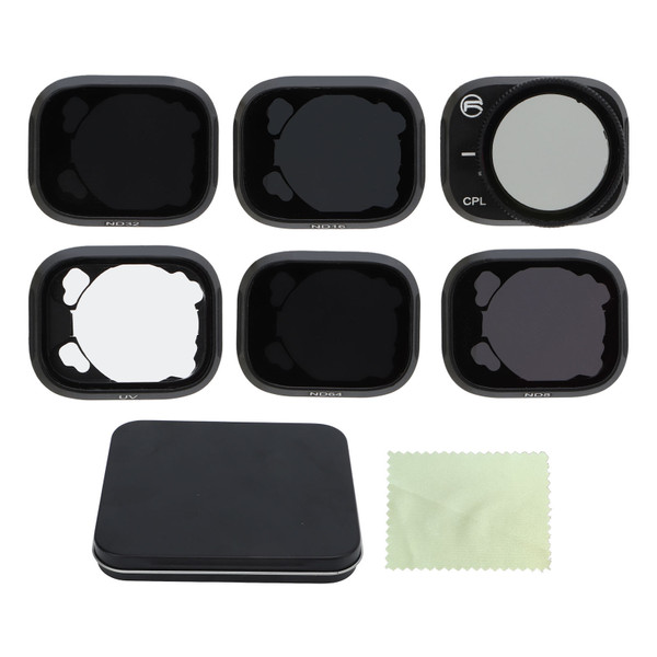 6 PCS Drone Camera Filter Set for Mini 3Pro Aluminum Alloy Light Reduction ND Filters