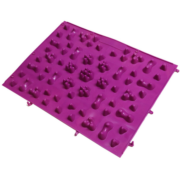Acupressure Foot Massage Pad Relieve Stress Pain Blood Circulation Acupuncture Mat(Purple)