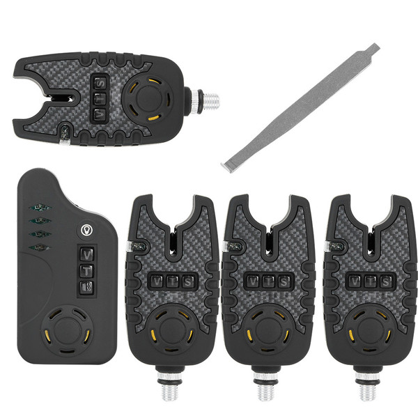 ABS Plastic Fishing Electronic Fish Bite Alarm Finder Sound Alert Indicator