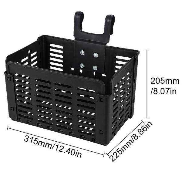 Bicycle Basket Foldable Basket Cycle Carryings Pouch Luggage  Cycle Container Bike Carry Case Cycle Accessories Handlebar Foldable Pannier