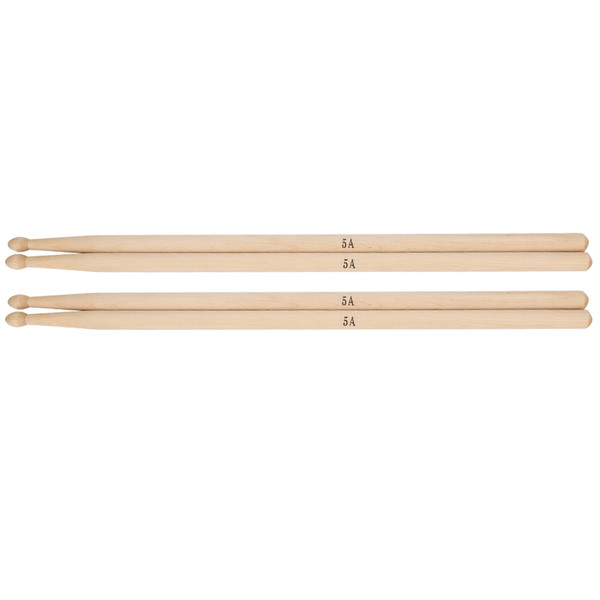 2 Pairs of 5A/5B Maple Wooden Jazz Drum Kit Drumstick Musical Instrument Accessory5A Drumstick