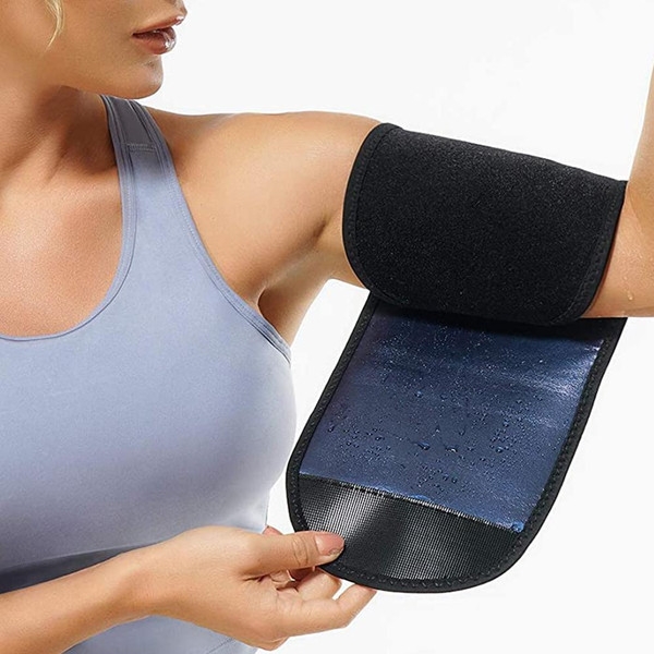 Arm Trimmers for Women Sauna Sweat Arm Bands Adjustable Arm Trainer Toner Sleeves for Sports Workout