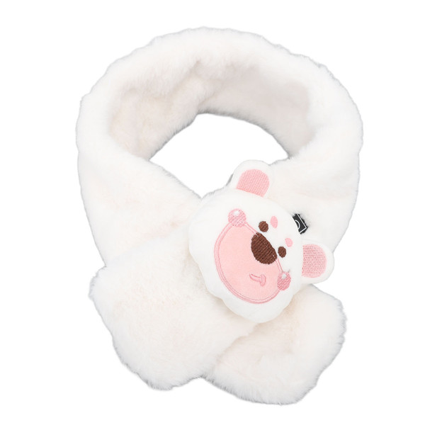 Neck Heating Pad 3 Heating Levels Neck Wrap USB Scarf Cartoon Pattern Heated Cervical Wrap for Men Women Bear