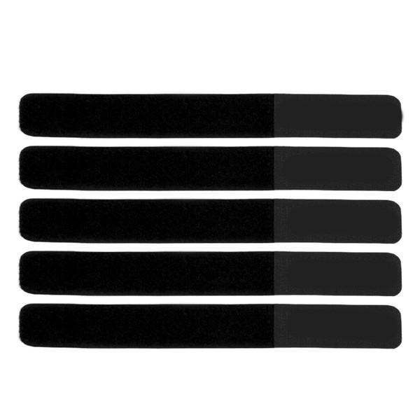 DUUTI 5PCS Bicycle Pump Straps Bike Securing Rack Band Adjustable Reusable for Binding Storage ArrangementBlack