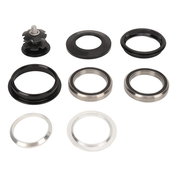 Bike Headset 44mm Aluminium Alloy Sealing Double Bearing Straight Steerer Front Fork Recessed Bike Parts for MTB Road Bike