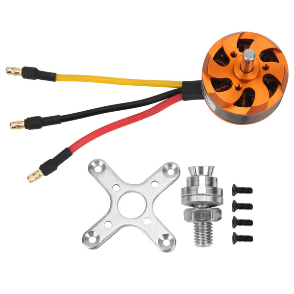 D3530 1100KV Brushless Outrunner Motor Replacement with Adapter for Remote Control Plane