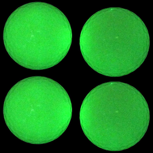4 Pcs Fluorescent  Balls for Night Sports Glowing in The Dark  Ball Bright Luminous Balls No LEDs Inside