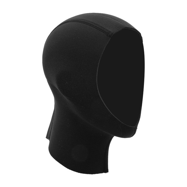 Wetsuit Hood Black Neoprene 3MM Thermal Head Ear Protection Sunproof Breathable Diving Hood for Snorkeling Swimming Scuba Surfing L XL