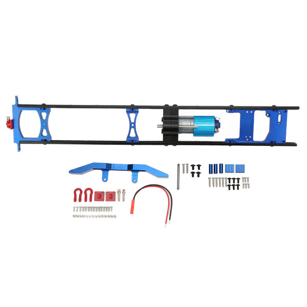 RC Metal Chassis Highly Simulation Remote Control Car Accessories for Naughty Dragon B16R 1Blue