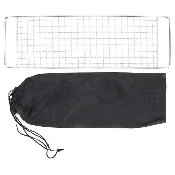 BBQ Grid 304 Stainless Steel Reasonable Clearance Size High Temperature Resistance Portable Barbecue Grill Mesh