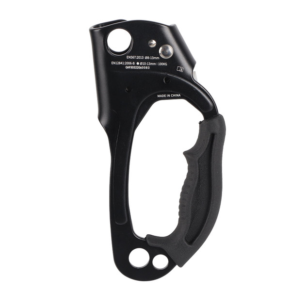 Outdoor Mountaineering Climbing Left Hand Rappelling Gear Equipment Rope Clamp for 8-13mm