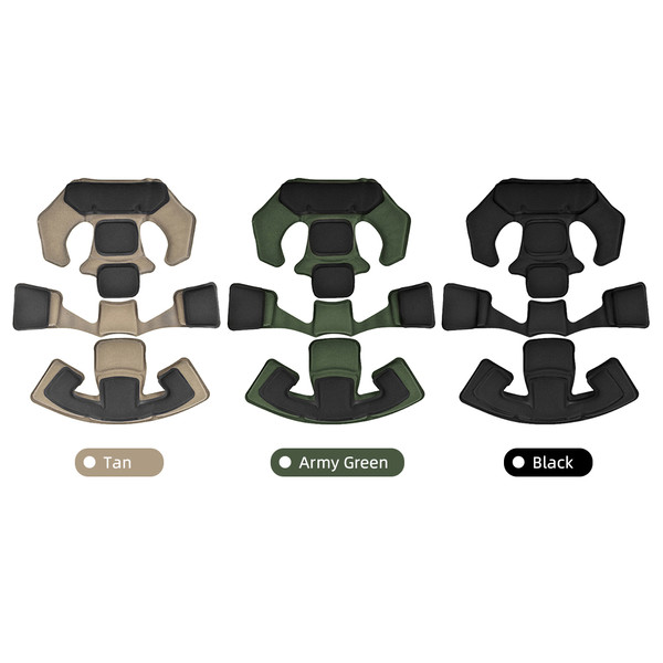 Memory Foam Helmet Pads Protective Cushion Mat Replacement for Team Wendy Helmet Accessories