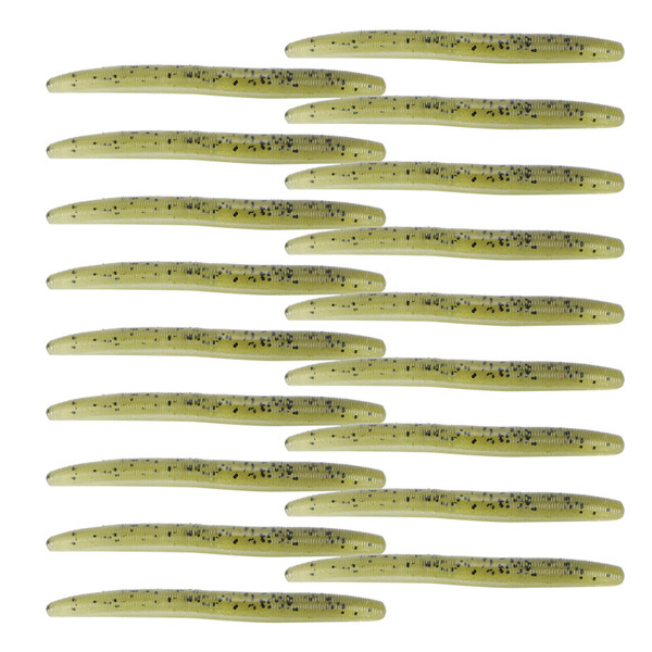 3Set Artificial Simulation Soft Silicone Earthworm Shape Lure Bait Fishing Accessory5#