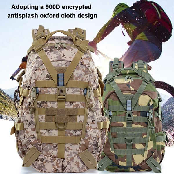Multifunctional Outdoor Sports Backpack Large Capacity Climbing Backpack Camping Hiking Trekking Oxford Cloth Shoulders Bag