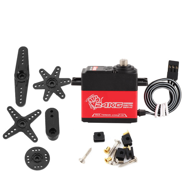 SURPASSHOBBY S2400BL 24KG Brushless Digital Servo Replacement for 1/8 RC Car Boat Robot