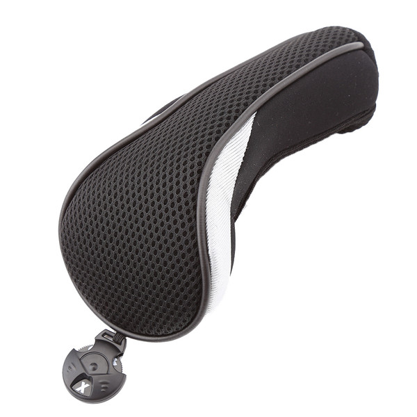 Mesh Golf Headcover Club Head Covers Hybrid UT Putter Headcovers Black