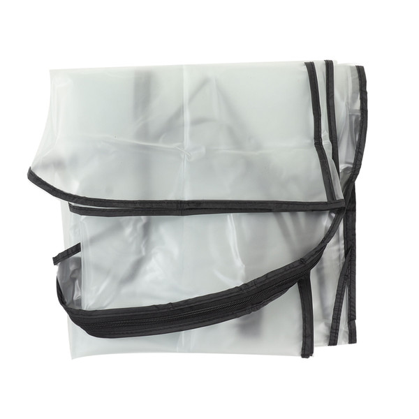 PVC Bag Hood Rain Cover Transparent Waterproof Foldable Practical Hood Protection Cover