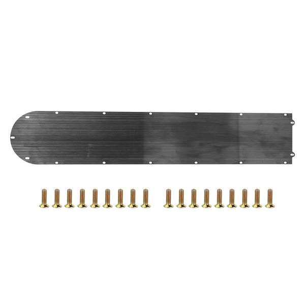 Black Stainless Steel Battery Compartment Bottom Cover for Xiaomi Mijia M365 Electric Scooter